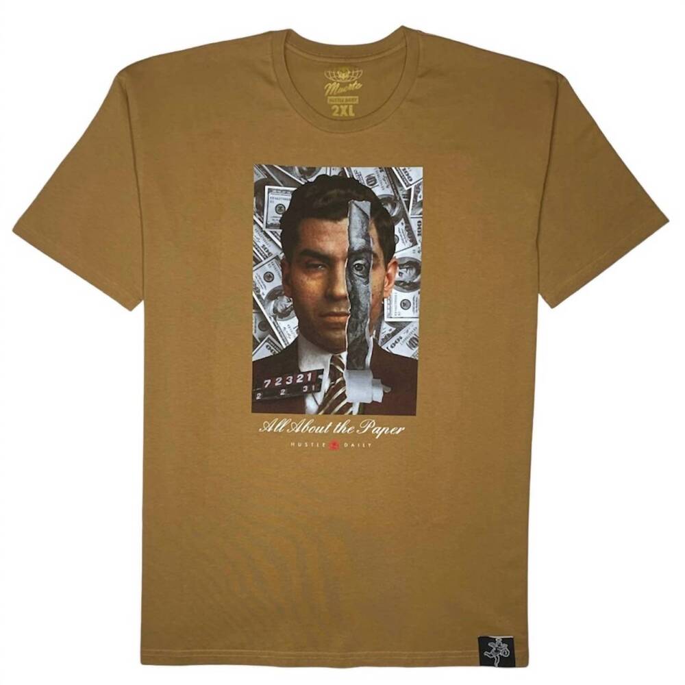 NEW HASTA MUERTE men's paper t shirt in natural